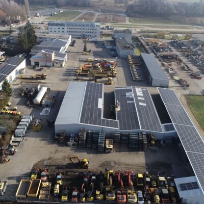 Stanglmeier Fuhrpark Luftbild